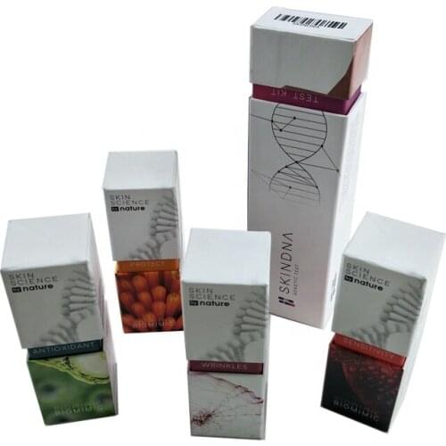 Small Size High Quality Custom Printing UV Paper Cosmetic Essential Jar Packing Box with Top Bottom design