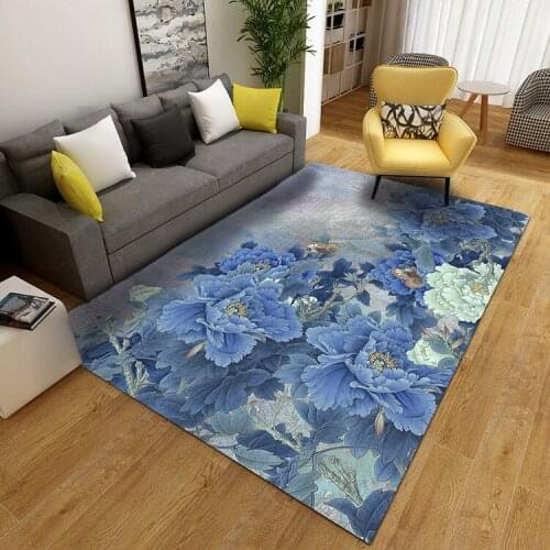 New Chinese carpet living room classical Chinese style printed carpet New Chinese living room carpet rugs living room