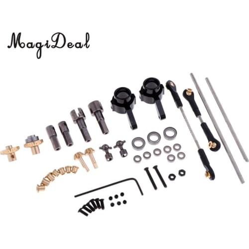 Upgrade OP Fittings Full Metal Accessories For WPL B14 B24 C14 C24 WPL Accesorios RC Car Parts 4WD/ 6WD Set
