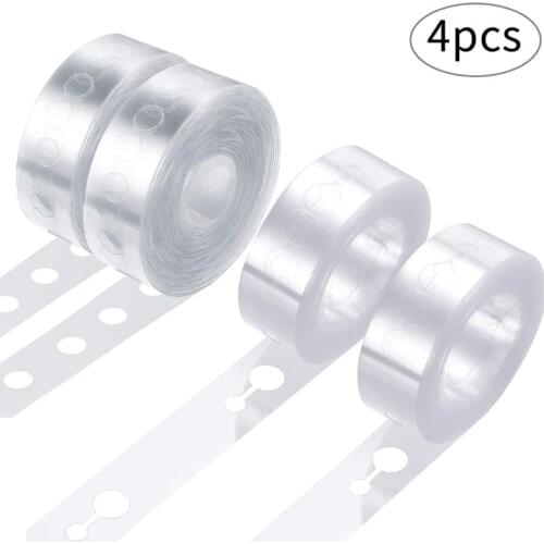 Balloon Arch Kit Balloon Garland Decorating Strip Kit 2 Rolls Balloon Single Hole Tape Strips ,2 Rolls Balloon Double Hole