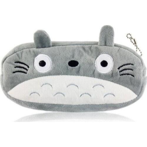 Popular 20CM Approx Totoro Plush Toy Bag Plush Cover Coin Bag Purse Design Keychain Plush Toy