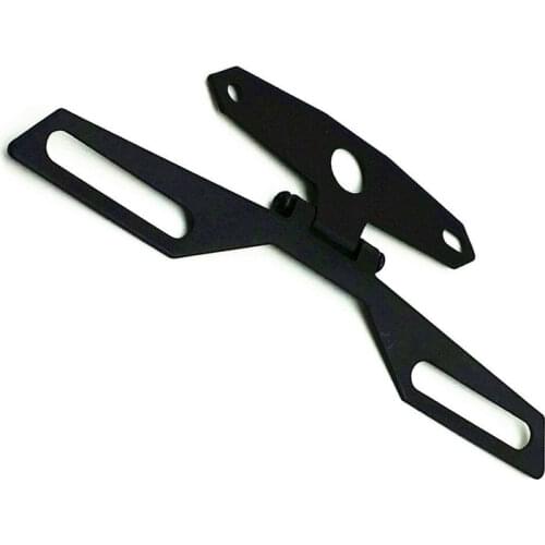 Folding License Plate Bracket Tag Taillight Holder ATV Dirt Bike Dual Sport Quad