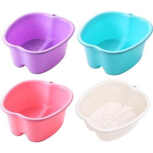 Foot Soaking Bath Tub Basin Tools Massage Tub Bucket Foot Dead Skin Plastic Remover Home Spa Treatment Foot Soaking Bath Basin