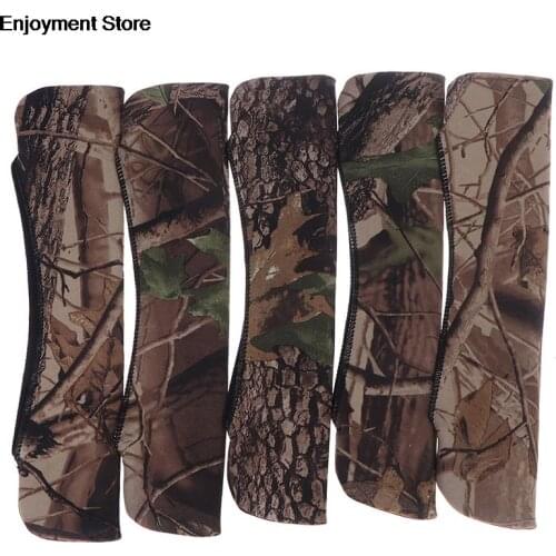 1PC Scope Cover Gun Rifle Camouflage Hunting Accessories Neoprene Protect Scope Cases Hunt Color Random