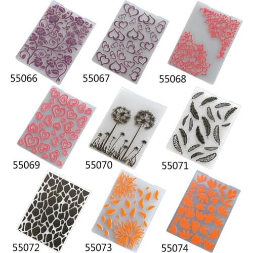 1Pcs Plastic Embossing Dies Card Tools Folder For Scrapbook DIY Album Template Stamp Card Making Scrapbooking Standard Stamp