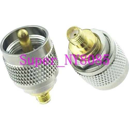 10pcs Adapter converter PL259 UHF male to SMA female RF COAXIAL