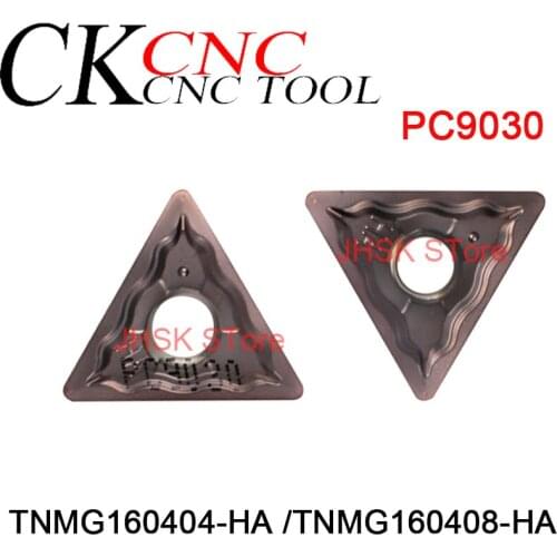10PCS TNMG160404-HA PC9030 TNMG160408-HA PC9030 cnc lathe Stainless Steel Blade Tools CNC Turning Tools for External Turning