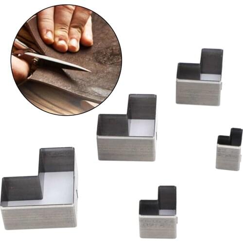 5Pcs Leather Cutting Tool Heart Shape Hole Hollow Cutter Punch Leather Craft DIY Jewelry Making