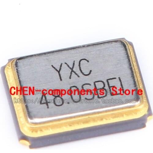 5pcs SMD passive crystal YSX321SL 48MHZ 10ppm 20PF X322548MSB4SI 4 feet