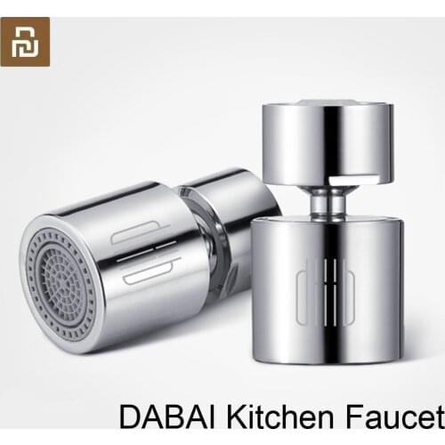Youpin DABAI Kitchen Faucet Aerator Water Diffuser Bubbler Zinc alloy Water Saving Filter Head Nozzle Tap Connector Double Mode