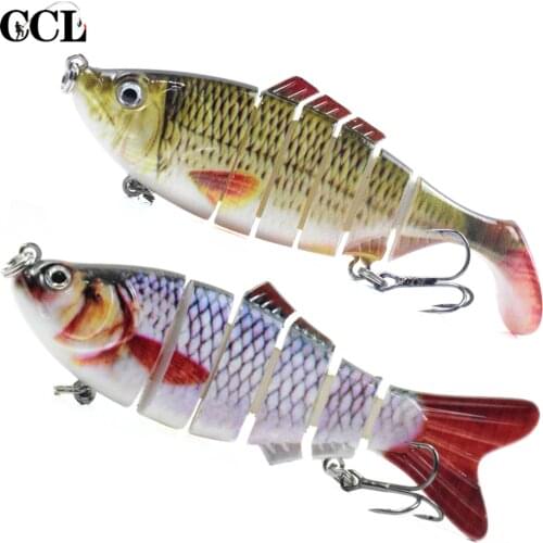 CCLTBA 10cm 16.5g Multi Jointed Swimbait Hard Plastic Wobblers Minnow Crankbait Sinking Artificial Fishing Lures Tackle
