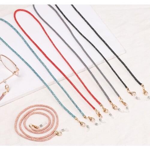 1 PC Mask Holder Strap Anti-lost Eyeglass Chains Face Mask Hanging Lanyard with Clips for Men Women Boys Girls Kids