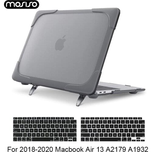 Laptop Plastic Hard Shell Case for MacBook Air 13 Inch 2020 2019 2018 Release A2179 A1932 Retina Touch ID with Keyboard Cover