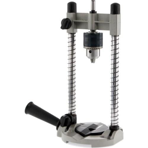 Electric Drill Holder Drilling Guide Stand Rack Adjustable Angle and Removeable Hand Drill Hammer Bracket DIY Woodworking Tool