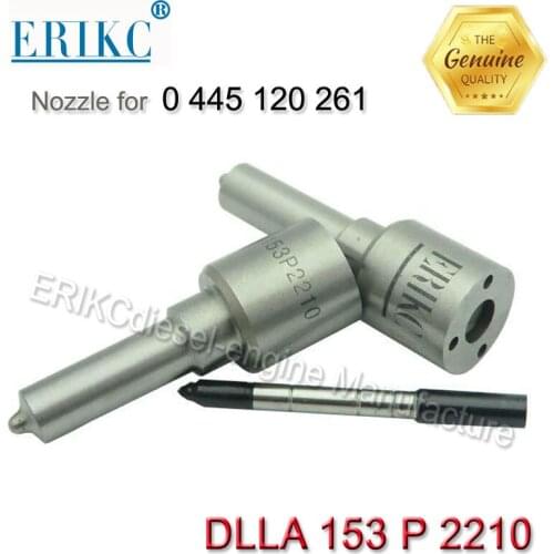 ERIKC 0433172210 Nozzle Original Dlla 153p 2210 Part Injector Nozzle Dlla 153 P 2210 for Injection Nozzle 0 445 120 261