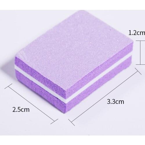 Sponge Nail File Buffer Block Nail Buffers File For UV Gel Nail Polish Sanding Buffer Grinding strip Makeup Nail Art Tool