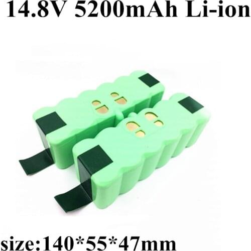 18650 Li-ion 14.8V 5200mAh lithium battery for irobot battery Roomba5 6/7/8/9 sweeper battery