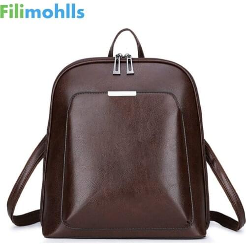 Fashion Women Backpack High Quality Youth Leather Backpacks for Teenage Girls Female School Shoulder Bag Daily Bagpack S1717