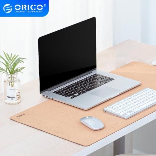 ORICO Large Mouse Pad Double-side Natural Cork Desk Pad Gaming Mousepad Anti-slip Waterproof Desk Mat Keyboard Pad for PC Laptop