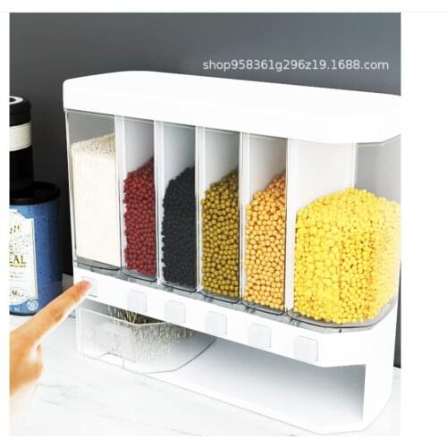 Separate grain barrel moisture proof and insect proof sealed rice barrel kitchen grain storage box