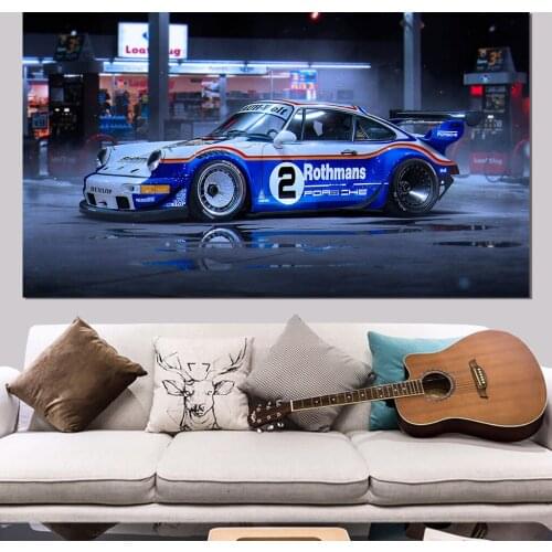 Manipulated Sport Race Cars Posters and Prints Car Canvas Painting Pictures for Wall Living Room Decor Home Decor