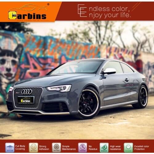 Carbins Film Crystal Vinyl High Gloss Vinyl Wrapping Foilo Vinil Car Styling Special GREY