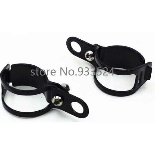 Adjustable 33-43mm 39mm 41mm Turn Signal Relocation Fork Clamps For Harley Dyna Electra Glide Softail Sportster Cruiser Custom