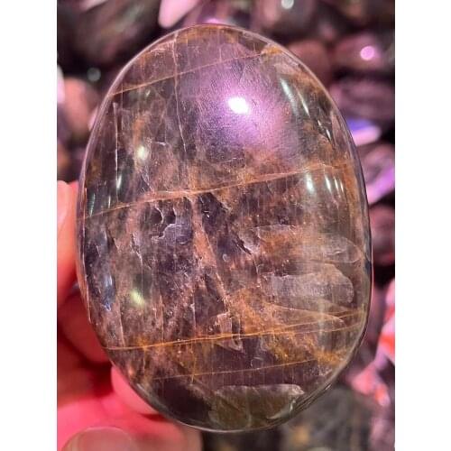 65g-90g Natural Blaze Stone Handle Gem Irregular Smooth Polished Pebble Reiki Heals Chakra Stone Home Decor