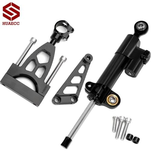 Motorcycle Steering Stabilize Damper Bracket Mount for Honda CB400 VTEC 1999-2010 2009 2008 2007 2006 2005 2004 2003 2002