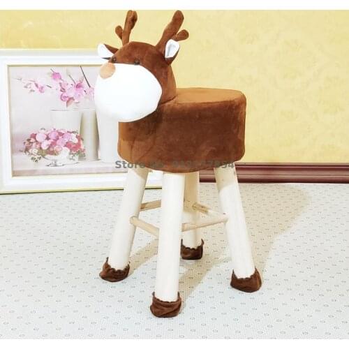 Stool Net Red Lazy Chair Girl Cute Bedroom Dresser Stool Fashion Solid Wood Small Stool Home