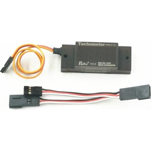 Rcexl V3.0 Mini Ignition Tachometer Speedometer igniter accessories for DLE Engines MT Engines Gas RC Airplane