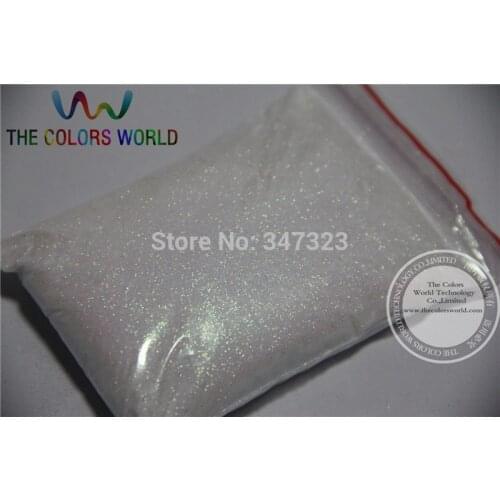TCR03 0.05mm 002 Rainbow White with Red Light Color holographic Glitter powder luster for nail,tatto art decoration dust