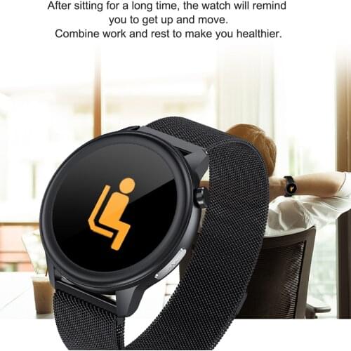 Temperature ECG PPG blood pressure smart watch with respiratory rate heart rate waterproof Remote care function smartwatch