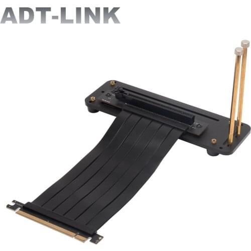 High speed RTX GTX PC Graphics Card Riser Cable PCIE 3.0 16x Mining Extension Cable Flexible Vertical Base/Kit GPU 1U 2U Chassis
