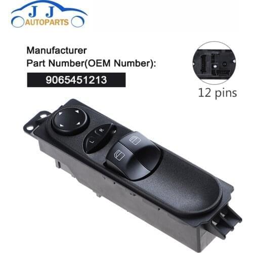 YAOPEI A9065450213 9065450213 For Mercedes Sprinter Crafter Fensterheber Schalttaste Vorne Links A9065451213 9065451213