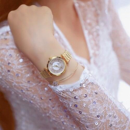 Women Quartz Watches Fashion Rhinestone Lady Bracelet Wristwatch Ladies Watches Clock hot sale BS Brand Montre Femme