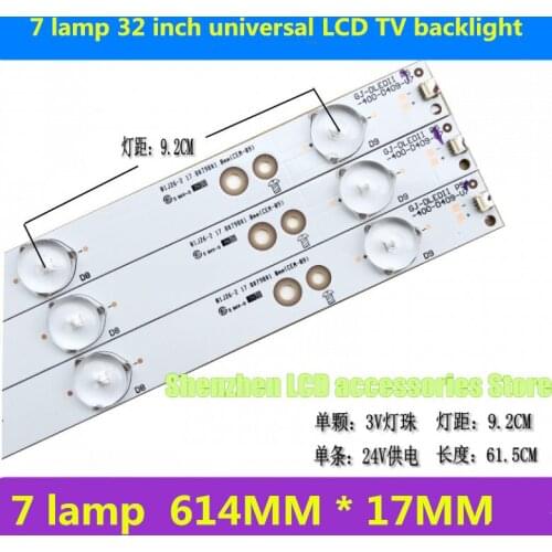 1set=9pcs 100%NEW LBM320P0701-FC-2 Replacement LED backlight strips 32PFK4309-TPV-TPT315B5