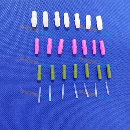 100PCS Anodized spray powder plating shielding high temperature resistant thread plug silicone plug rubber sleeve silicone plug