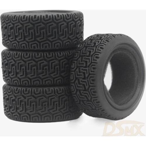 4PCS RC 1/10 On Road Racing Flat Run Sponge Rubber Tyres Tires Fit HSP HPI 8014 Diameter 69 mm