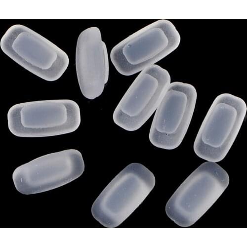 5 Pairs/Lot Square Silicone Airbag Soft Nose Pads On Glasses Slot Type Embedding Cassette Anti-Slip Toos Eyeglasses