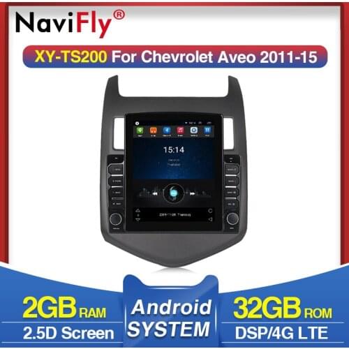 9.7inch 4G Tesla Style Car multimedia gps player for Chevrolet Aveo 2011-2015 support BT SWC WIFI Car Multimedia player