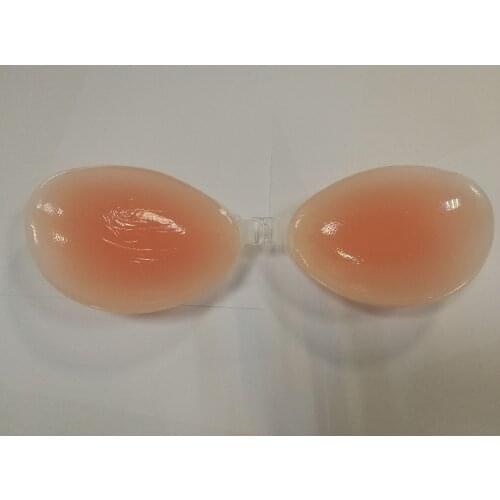 3cm Strapless Push Up Bra Front Closure Invisible Sticky Bra Silicone Bras For Women Wedding Soutien Gorge Sexy Lingerie