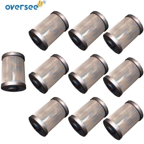 10 Pcs Boat Motor Fuel Filter 61A-24563 For YAMAHA 61A-24563-00-00 47-7782 V6 3.1L D-T Marine Engine