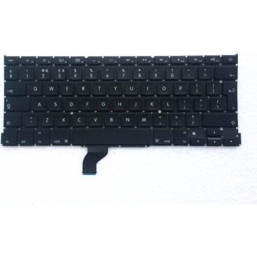 HoTecHon New A1502 UK Keyboard w/o Backlit Paper for MacBook Pro Retina 13 inch Late 2013 Mid 2014 Early 2015