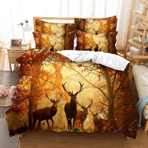 Bedding set duvet cover set 3d bedding digital printing bed linen queen size bedding set fashion design