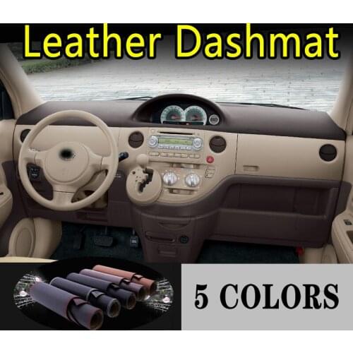For toyota Sienta g1 2003-2014 2011 2013 Leather Dashmat Dashboard Cover Dash Mat Sunshade Carpet Car Styling auto accessories