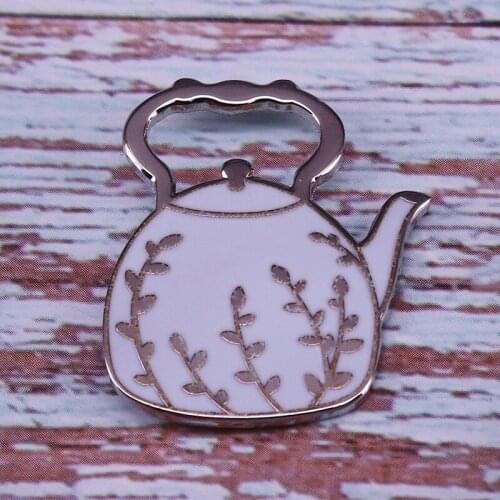 Beautiful teapot lapel pin tea lovers art collection