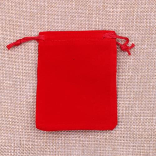 20pcs/lot Red Velvet Bags 10x12cm Pouches Jewelry/MP3/Phone Packing Bags Candy/Wedding Gift Bags Free Shipping