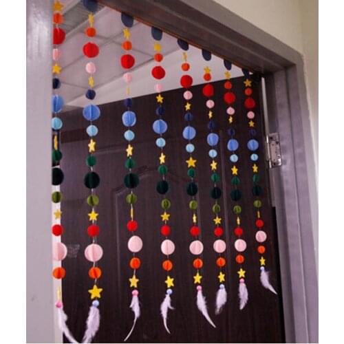 Dream of color curtains Fabric Felt kit Non-woven cloth Craft DIY Sewing set Felt Handwork Material DIY needlework supplies