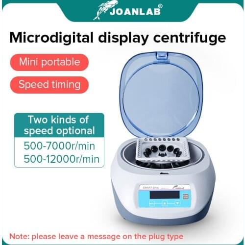 Pcr Micro Centrifuge Machine Digital High-speed Prp Plasma Centrifuge Lab 12000rpm 0.2/0.5/1.5/2ml Centrifuge Tube 110v To 220v